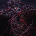 両手足十字架磔状態完全拘束│触手に生き埋めになるかわいそうなヒロピンフェチ変態動画