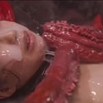 磔触手が絡まり拘束｜ローションまみれで苦しむヒロインピンチに萌える顔面ドロドロ変態メッシー動画