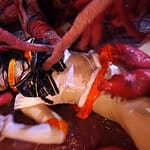 十字架磔触手拘束｜しつこいぐらい顔面にぶっかけられるローション拷問変態フェチヒロインピンチ動画