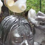 銀粉完全拘束メッシーメイキング│全身まみれる撮影は大変裏側見ればさらに興奮変態フェチ動画