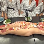 刺身女体盛りメッシー｜盛り付けから食事まで器になった女の姿に興奮変態フェチ動画