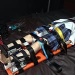 ガリバーのように押さえつけ全身完全拘束｜動けない実験台にされた可哀そうな女変態フェチエロ動画