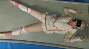 バキュームベッド女窒息調教プレイで呼吸制御