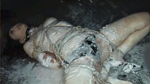 敵のアジトに捕まりパラフィン拘束全身ロウぶっかけ拷問