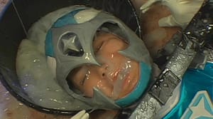 顔面大量ローションぶっかけヒロピンメッシー拷問