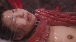 磔触手が絡まり拘束｜ローションまみれで苦しむヒロインピンチに萌える顔面ドロドロ変態メッシー動画