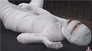 包帯マミフィケーション│全身ぐるぐる巻きからの脱出解放で人間に戻る変態メイキングフェチ動画