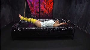 完全拘束女体盛りはちみつメッシー│半透明のドロドロ液体がイヤラシイ変態がゾクゾクするフェチ動画