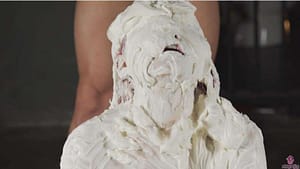 全身生クリーム女体盛りメッシー│そこにエロさがある裸ドロドロに汚れた姿に興奮変態フェチ動画