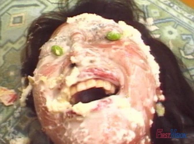 顔面生クリームメッシー