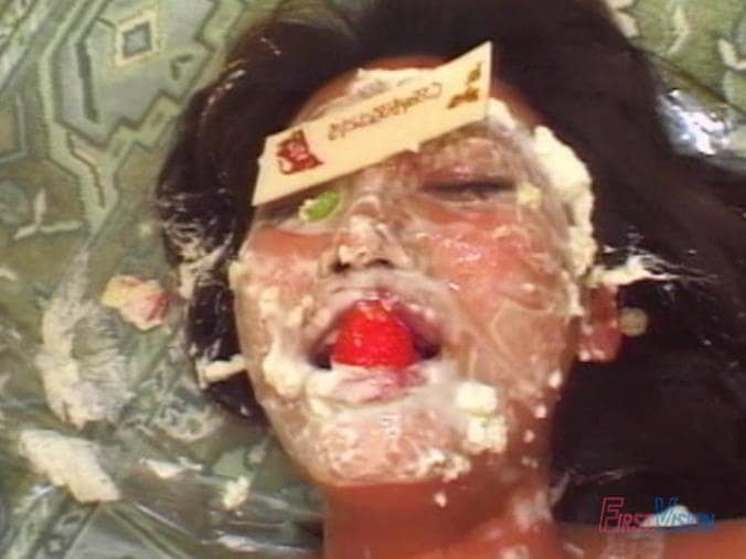 顔面生クリームメッシー