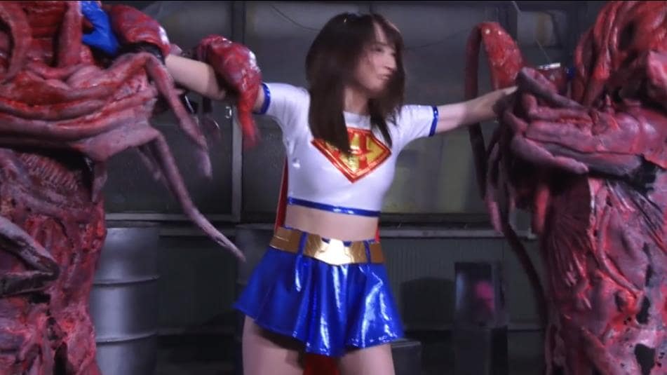 触手ぶっかけ完全拘束