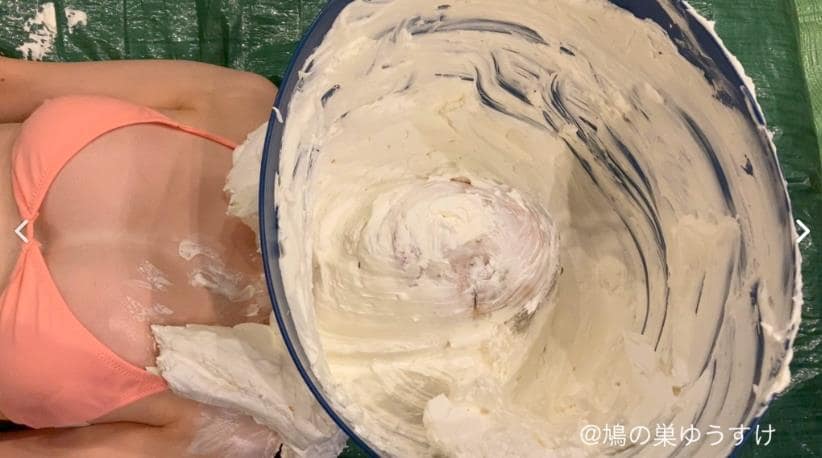 顔面山盛りパイ投げメッシー