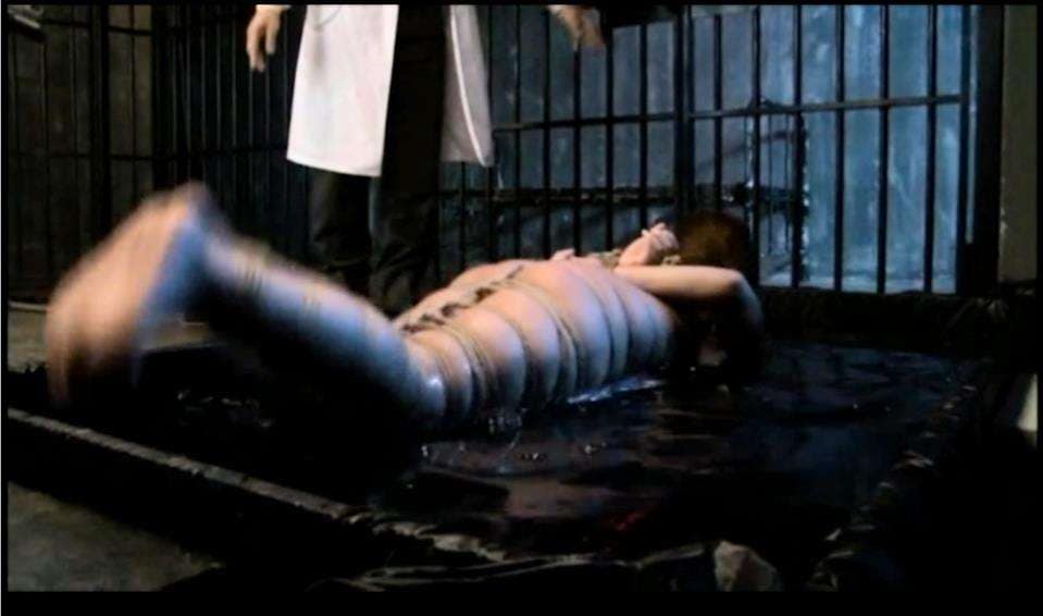 全身縄完全拘束水責め拷問