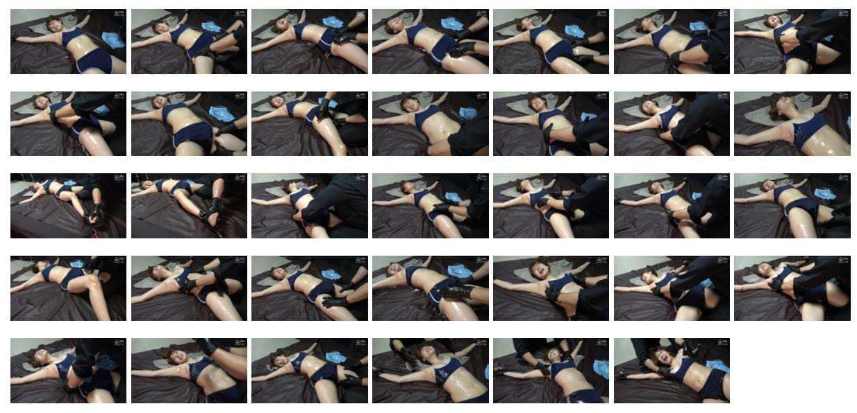 こんなに体がヌルヌルになる完全拘束くすぐり拷問メッシー